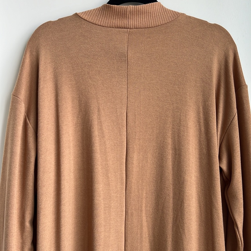 1.STATE Long Sleeve Drape Front Maxi Cardigan - Picture 12 of 12